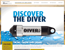 Tablet Screenshot of diver-water-level-logger.com